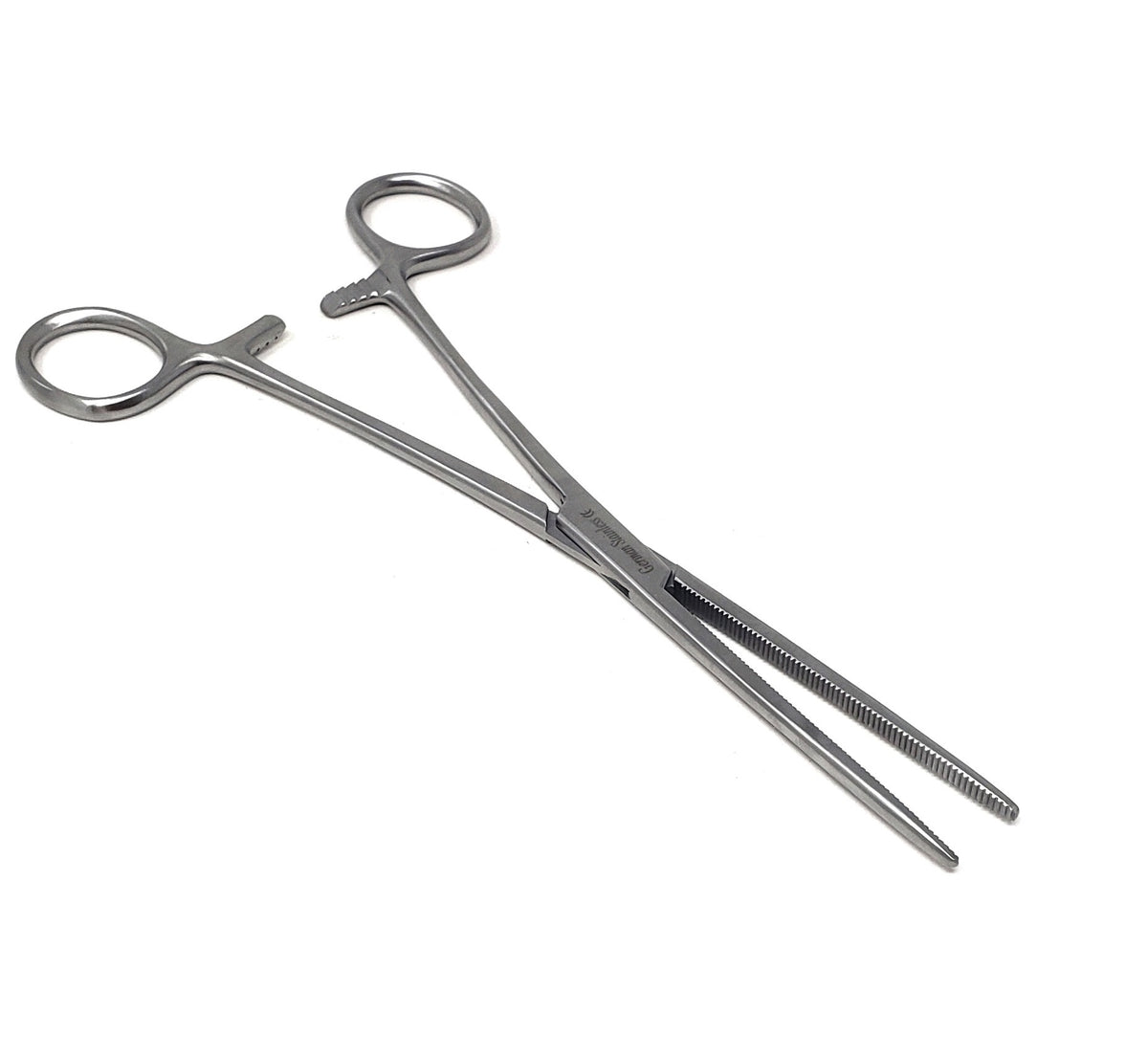 Pean Hemostat Forceps 7.25", Straight, Full Serrated, Stainless Steel