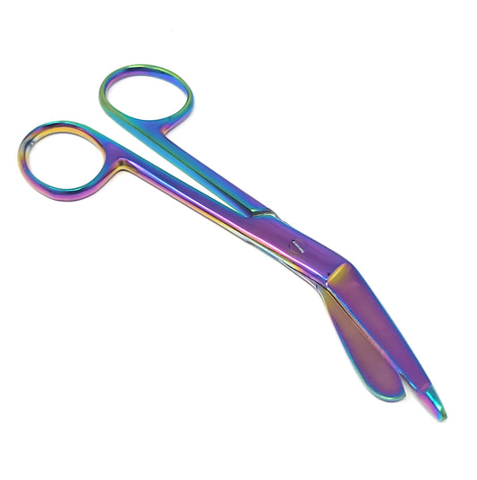 Bandage Scissors 5.5", Stainless Steel, Multicolor