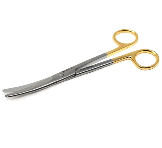 TC Mayo Dissecting Blunt Scissors 6.75", Curved, Stainless Steel