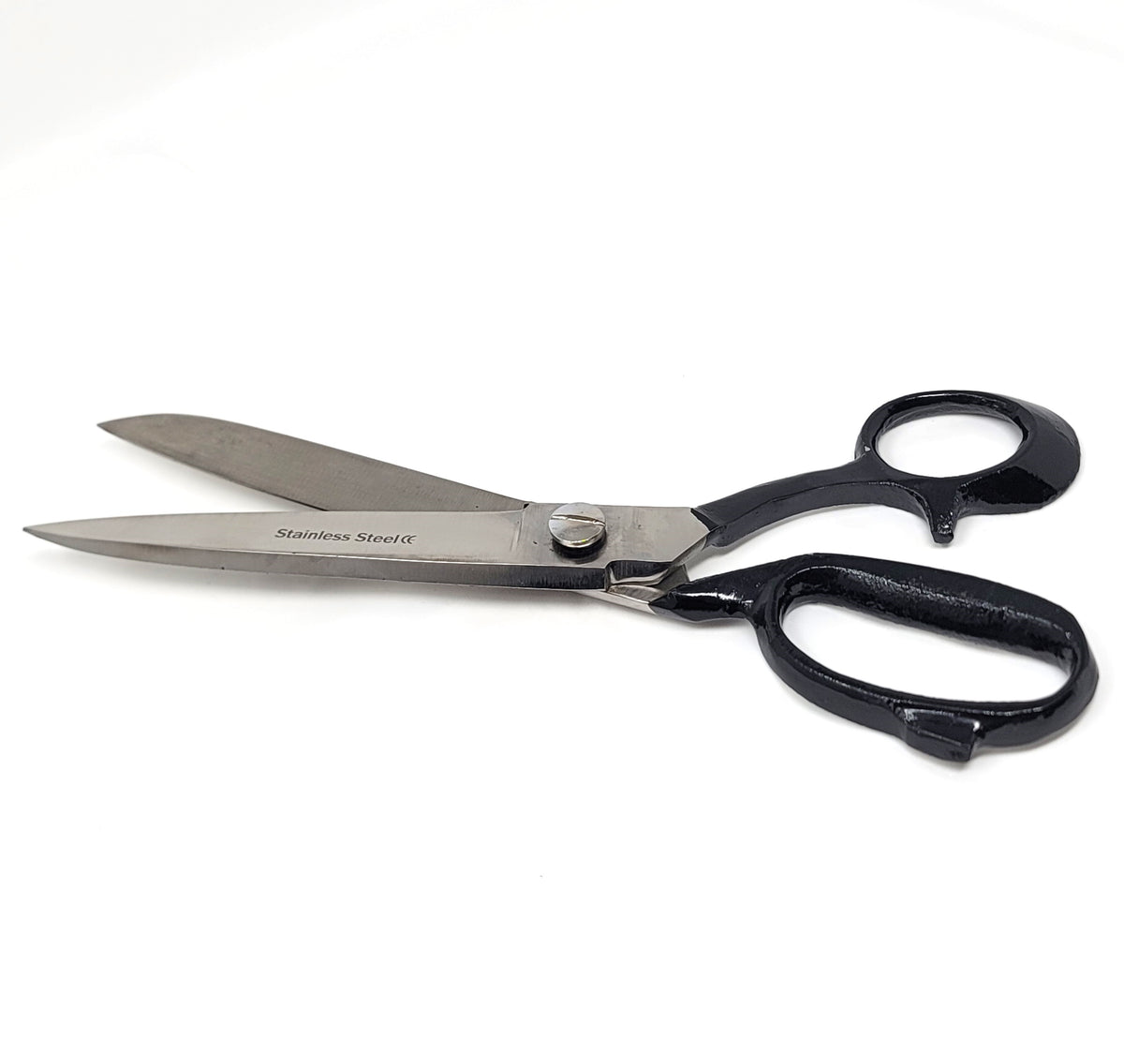 Fabric Scissors Tailor Sewing Shears 10-Inch Heavy-Duty Stainless Steel, Black Handle