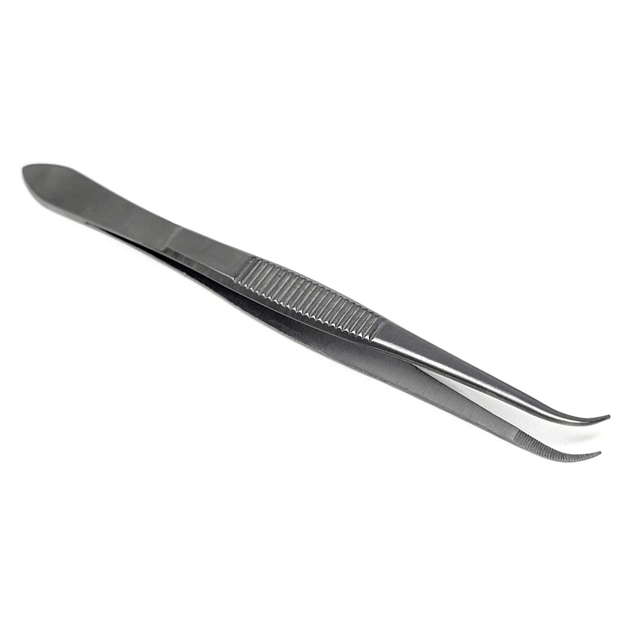 Forceps Micro Lab Stainless Steel Micro Surgical Forceps Curved Fine Serrated Points Lab ...