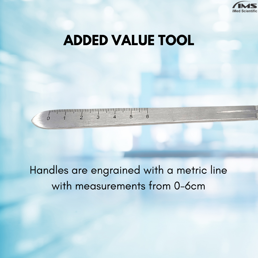 Premium Quality Scalpel Handle #4L, Stainless Steel ( Fits Size 20-26 Scalpel Blades )