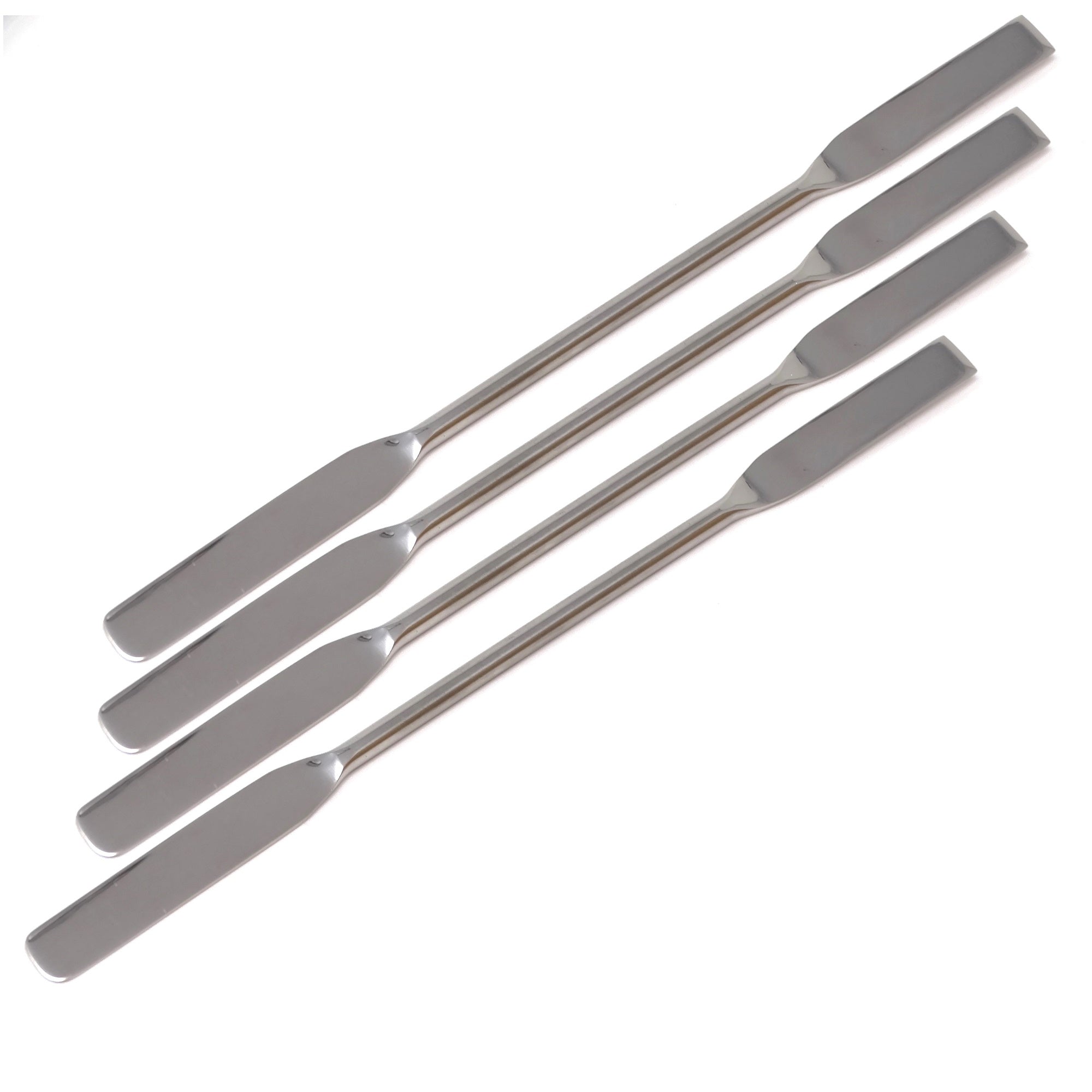 IMS-SQRD9-4 Stainless Steel Double Ended Micro Lab Spatula, Square & R ...