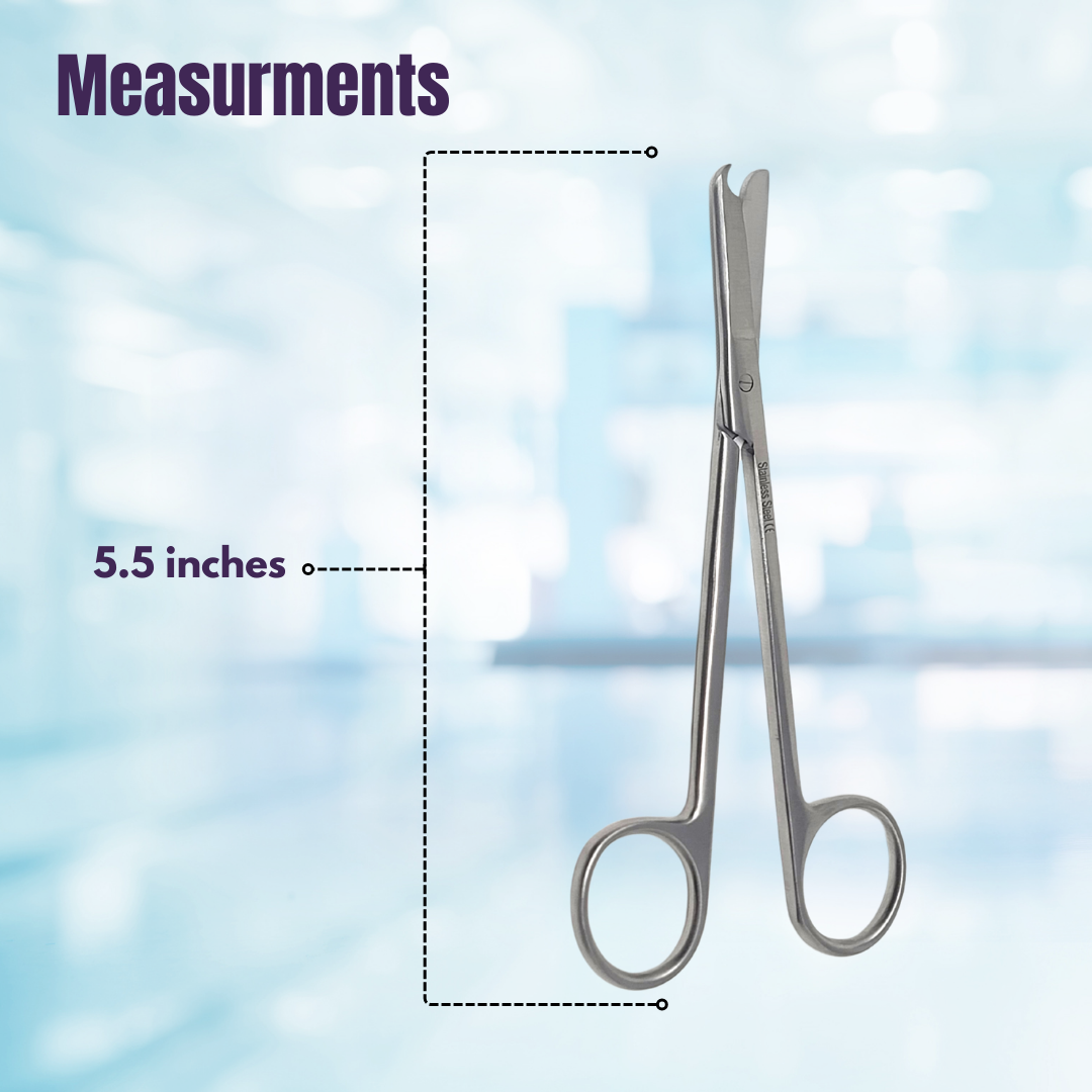 Suture Stitch Straight 5.5" Stainless Steel Shears