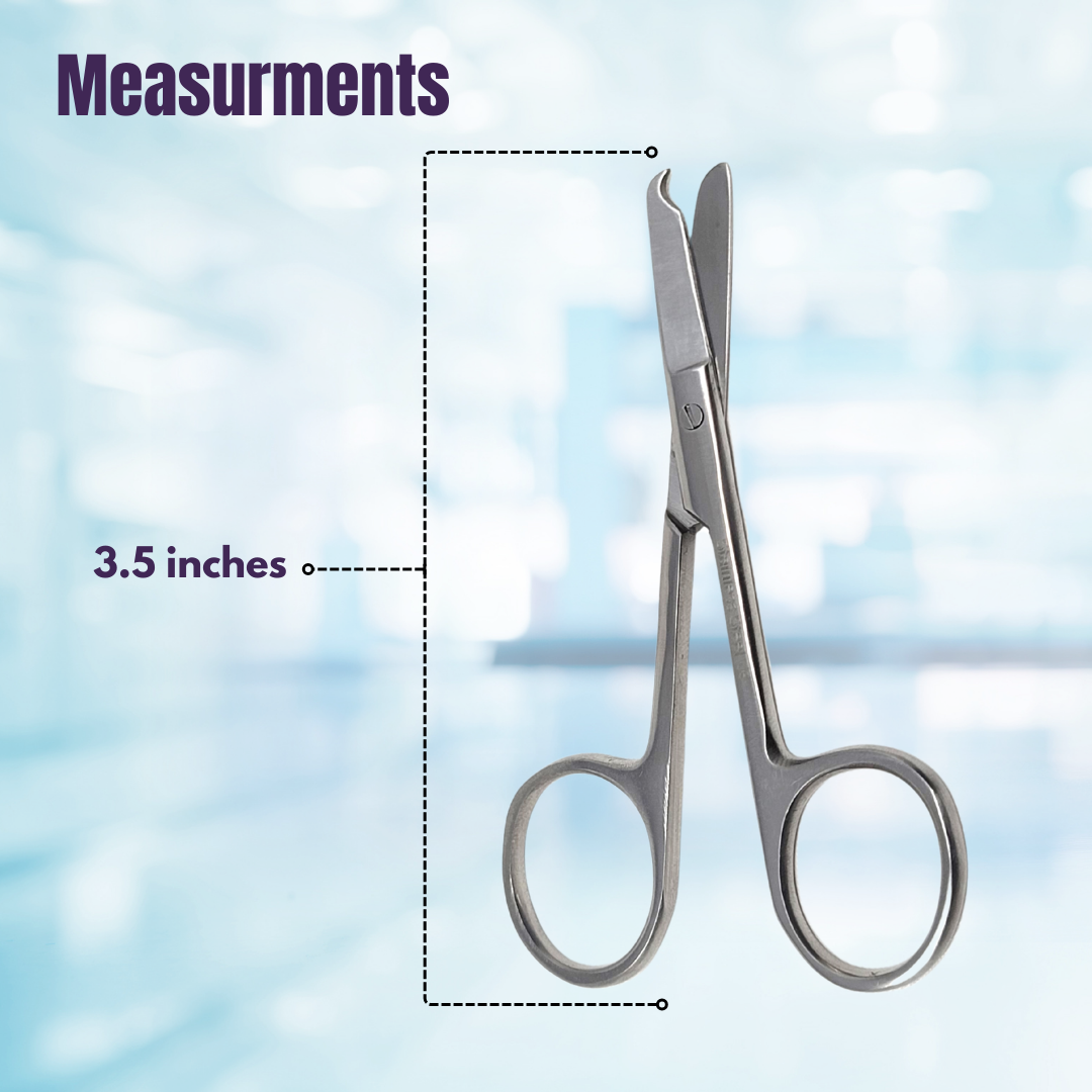 Suture Stitch Straight 3.5" Stainless Steel Shears