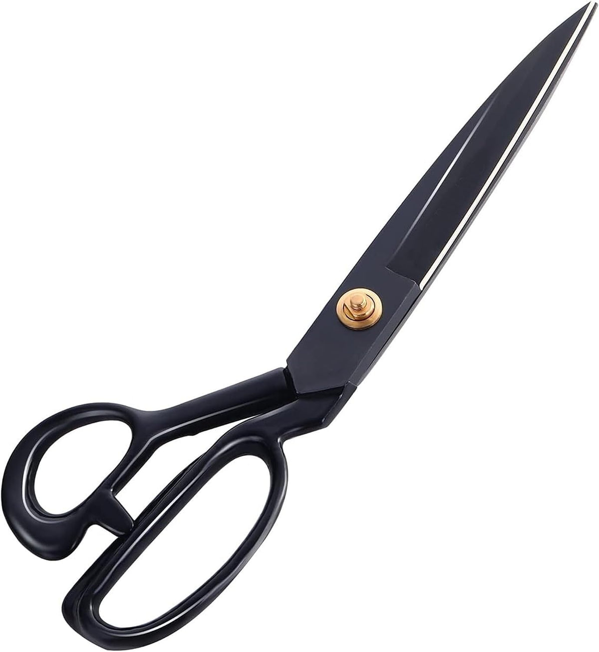 Black Tailor Scissors 11”, Heavy Duty Fabric Dressmaking Sewing Shears, High Carbon Steel