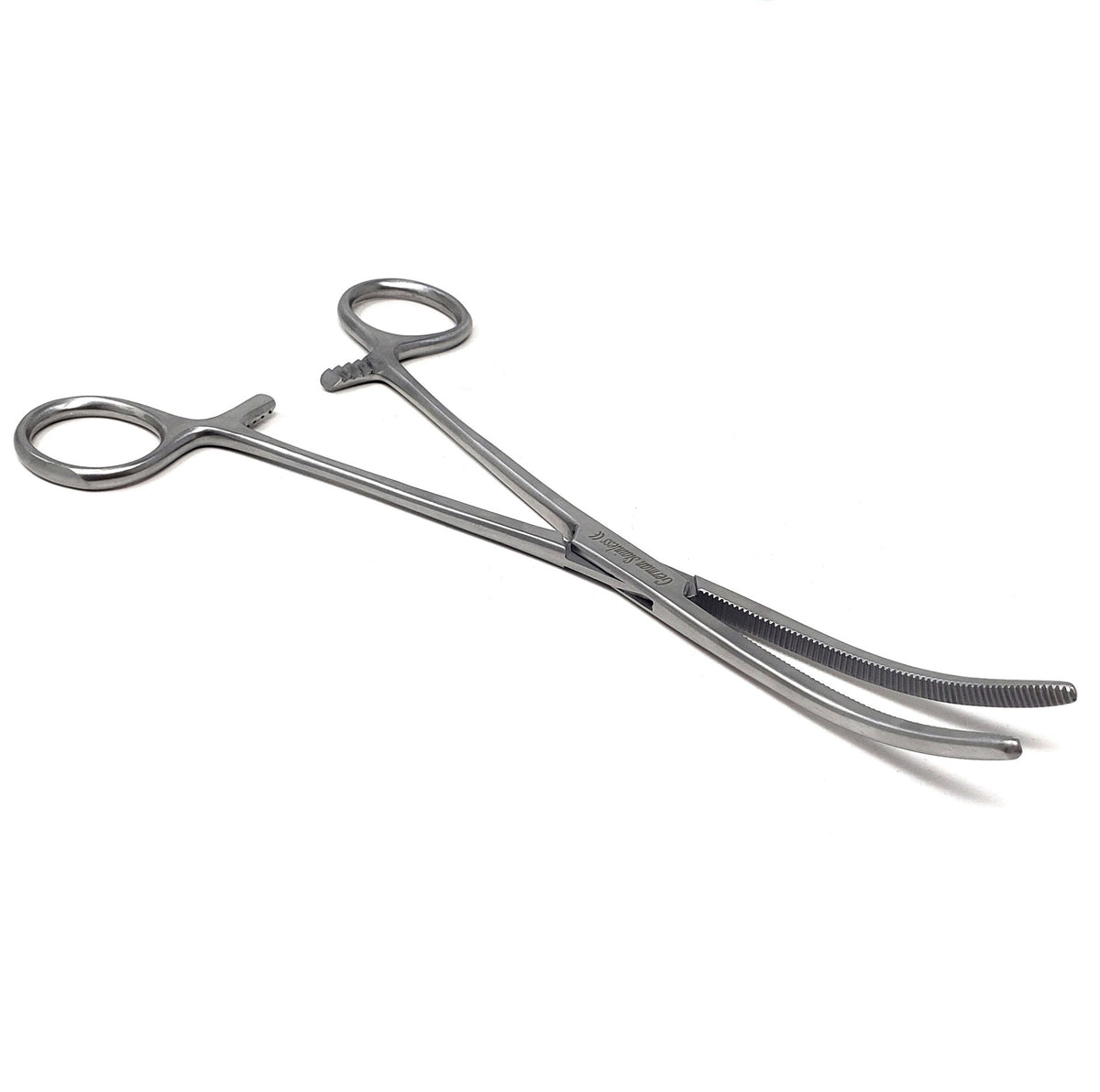 Pean Hemostat Forceps 8", Curved, Full Serrated, Stainless Steel
