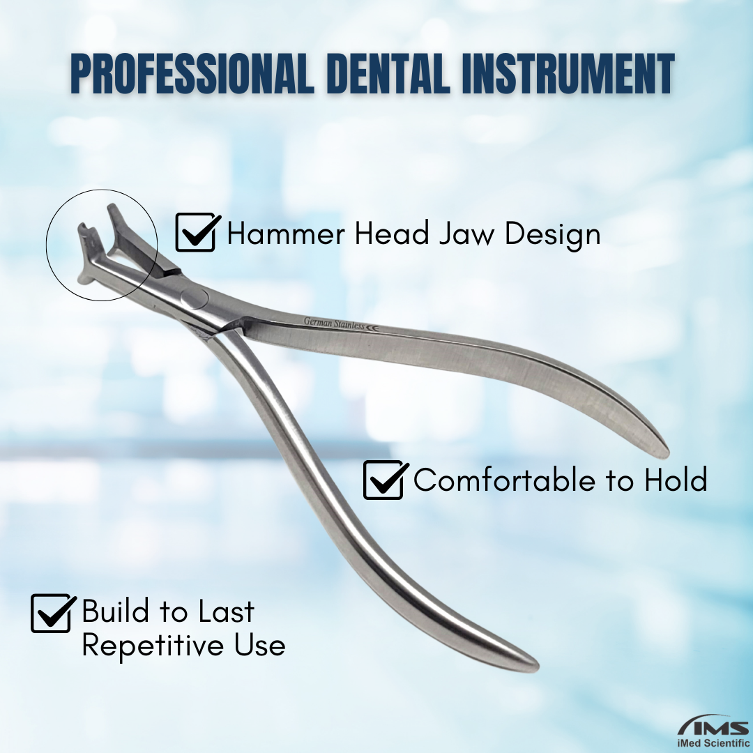 Dental Orthodontic Hammer Head Pliers Stainless Steel Instrument