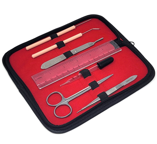 18 Pcs Basic Dissection Kit with Blades