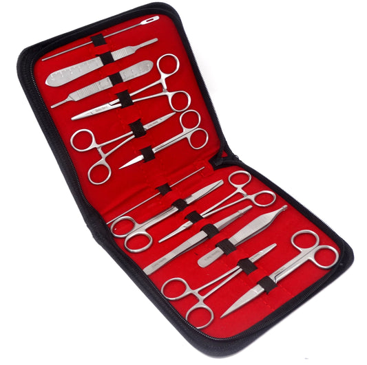 54 Pcs Biology Dissecting Kit Premium Stainless Steel Instruments