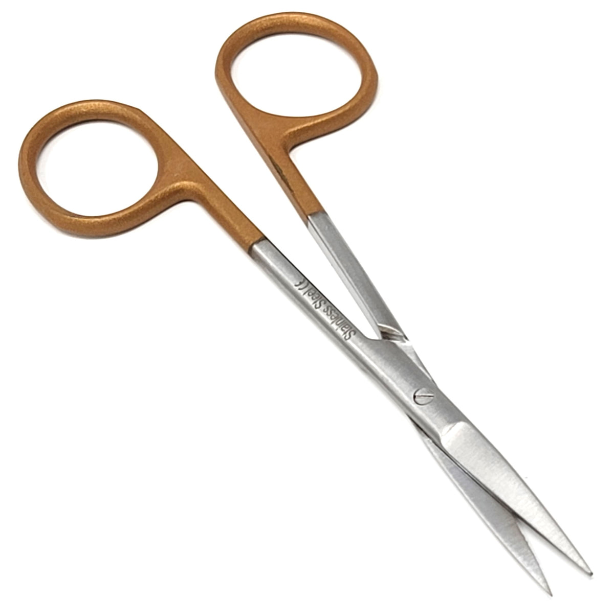 Micro IRIS Dissecting Scissors 4.5", Straight, Stainless Steel, Color Handle
