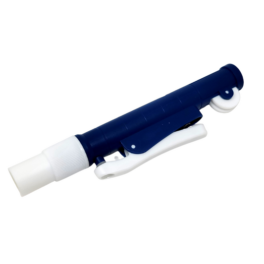 2ml Pipette Pump with Suction Power Pipet Filter Suitable for Glass and Plastic Pipettes, Blue