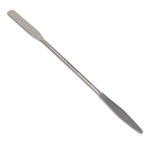 IMS-RDTP9 Stainless Steel Double Ended Micro Lab Spatula Sampler, Round & Tapered Arrow End, 9" Length