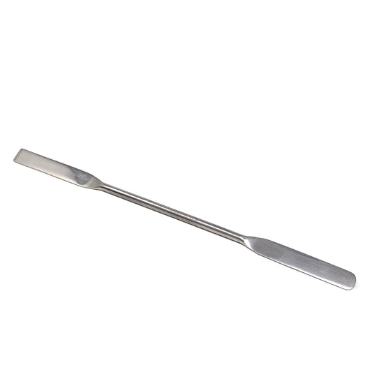 IMS-SQRD-7 Stainless Steel Double Ended Micro Lab Spatula Sampler, Square & Round End, 7" Length