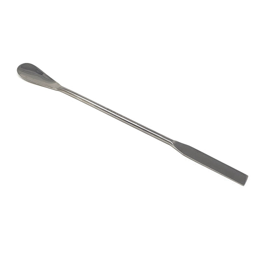 IMS-SQSP9 Stainless Steel Double Ended Micro Lab Spatula Sampler, Square & Flat Spoon End, 9" Length