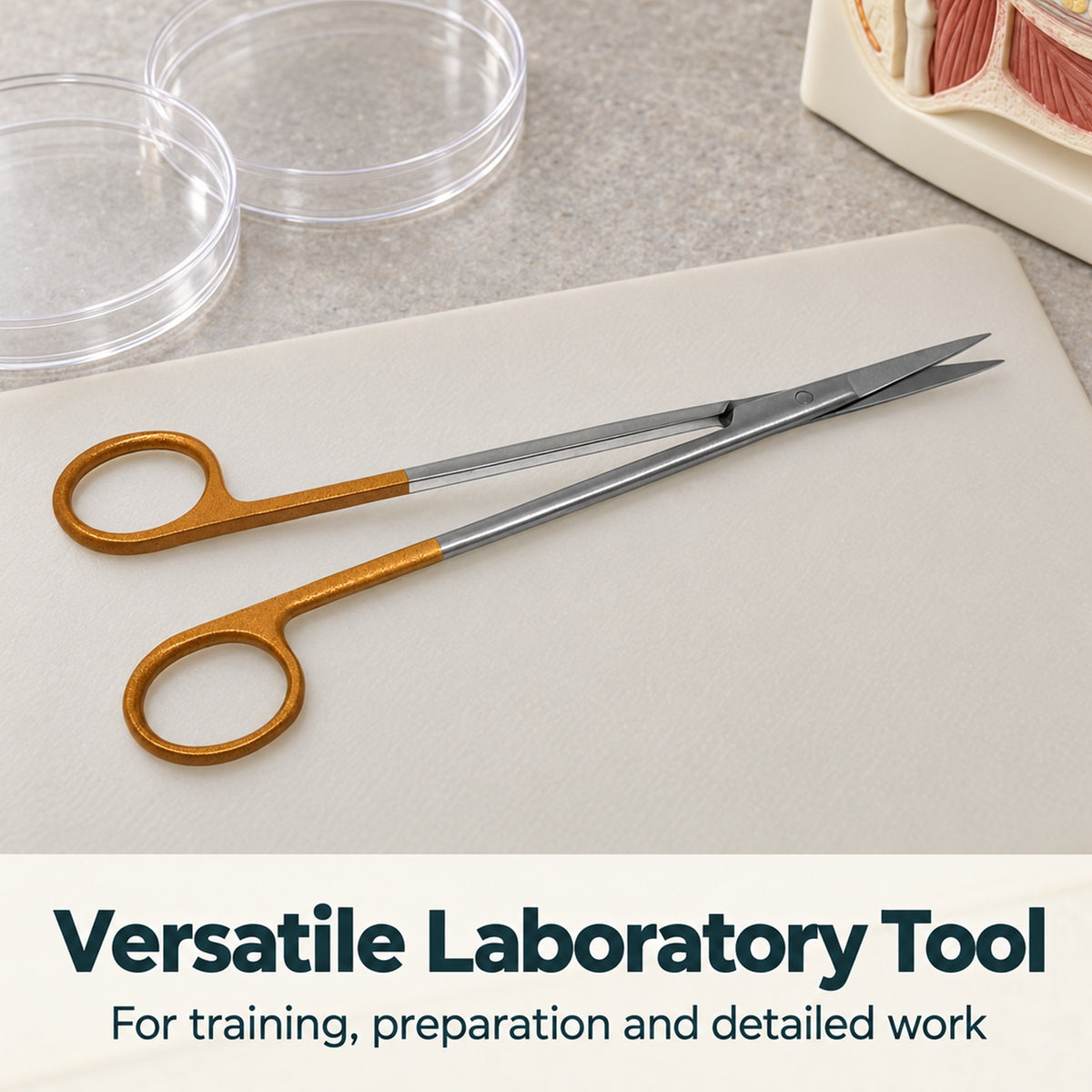 Micro IRIS Dissecting Scissors 7", Straight, Stainless Steel, Color Handle