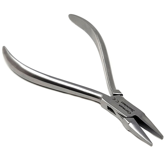 Dental Orthodontic Flat Nose Pliers Stainless Steel Instrument