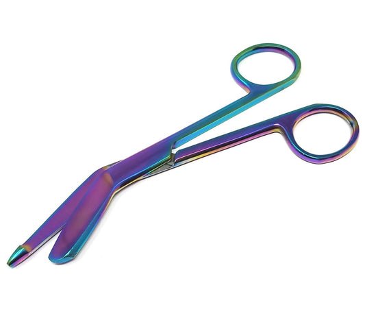 Bandage Scissors 4.5", Stainless Steel, Multicolor