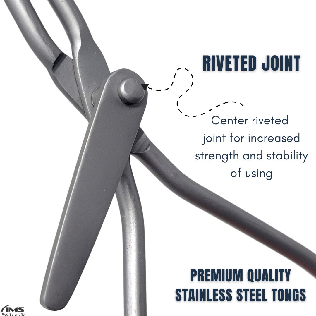 Heavy Duty Beaker Tongs 10.5" Stainless Steel Clamps
