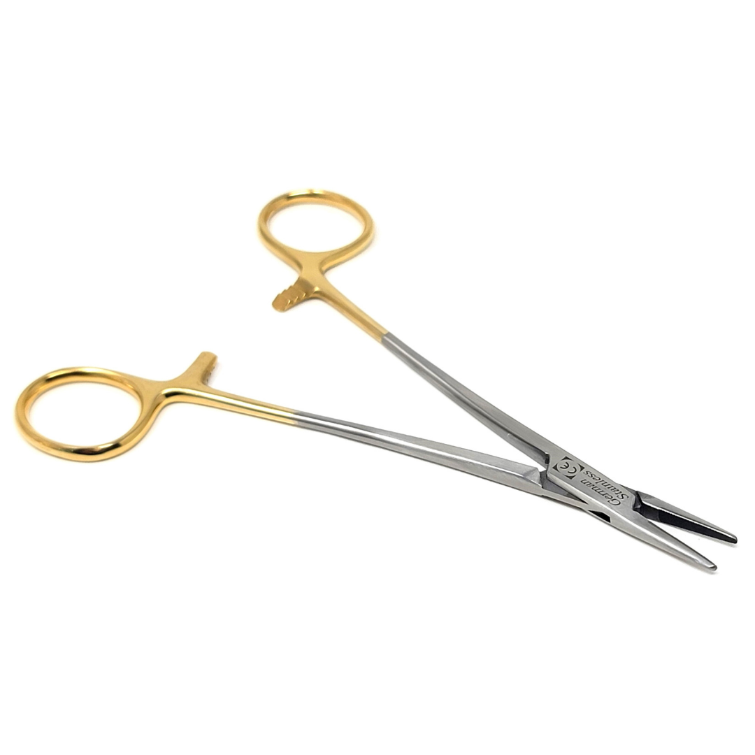 Curved TC Mayo Hegar Needle Holder Driver 6"(15.24cm), Stainless Steel