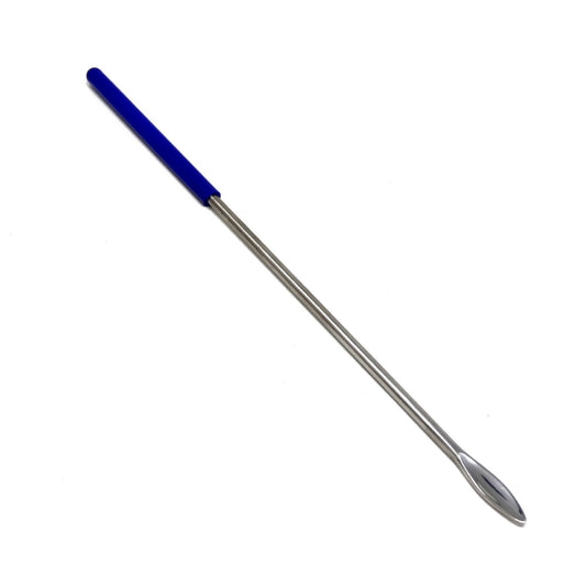 IMS-PVSP-9 Stainless Steel Micro Lab Spoon/Scoop Spatula Blade Sampler, with Vinyl Handle 9" ( 22.86 cm)