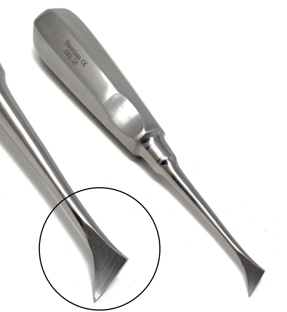 Apical Root Dental Elevator DEL-25, Stainless Steel