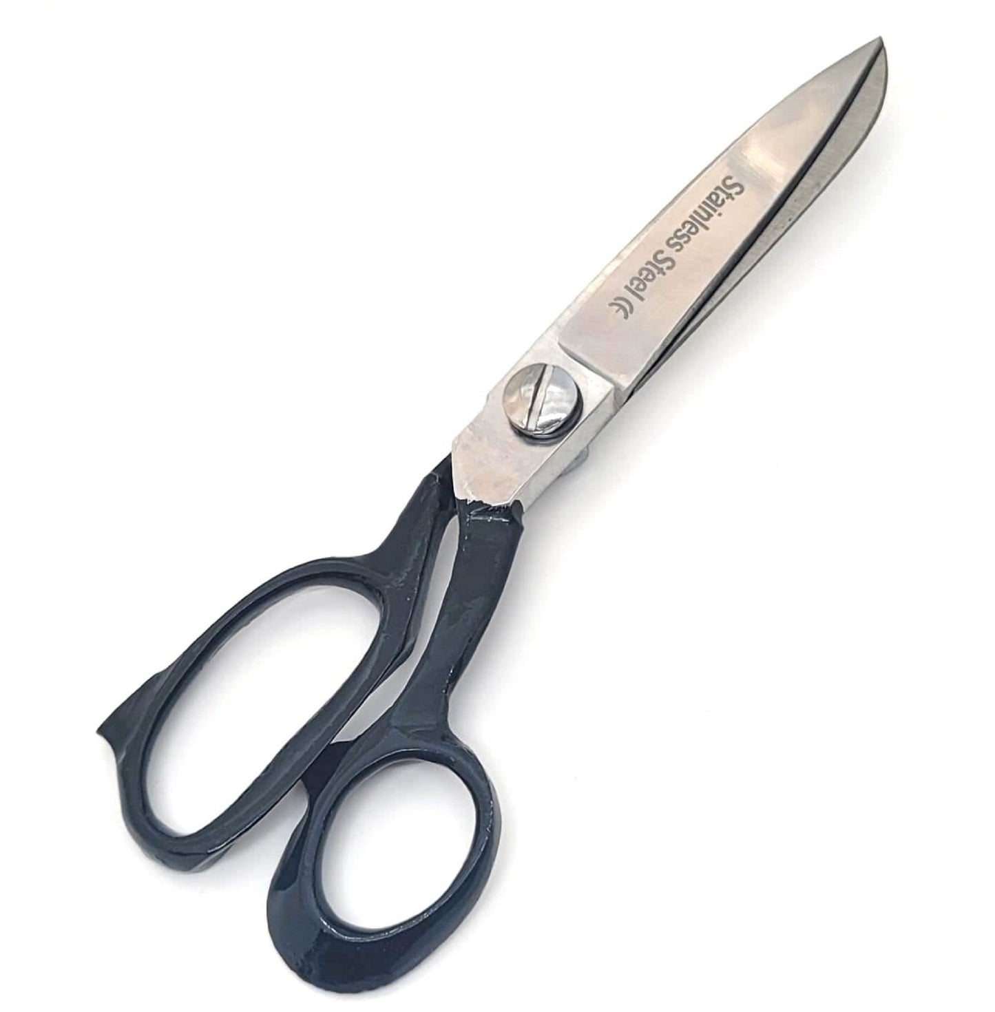 7 Inch Long Heavy Duty Stainless Steel Tailor Scissors Black Handle Fabric Shears