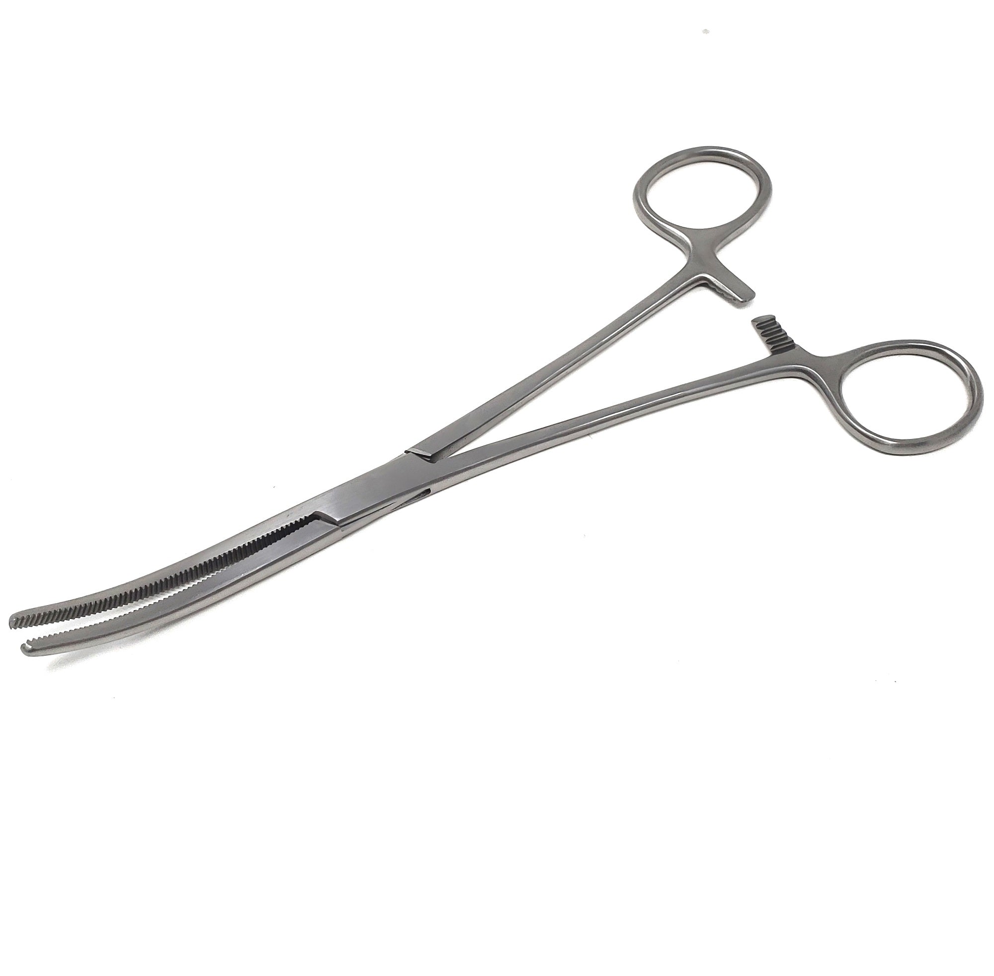 Pean Full Serrated Hemostat Forceps 8 Curved Stainless Steel IMED Pean Full Serrated Hemostat Forceps 8 Curved Stainless Steel IMED