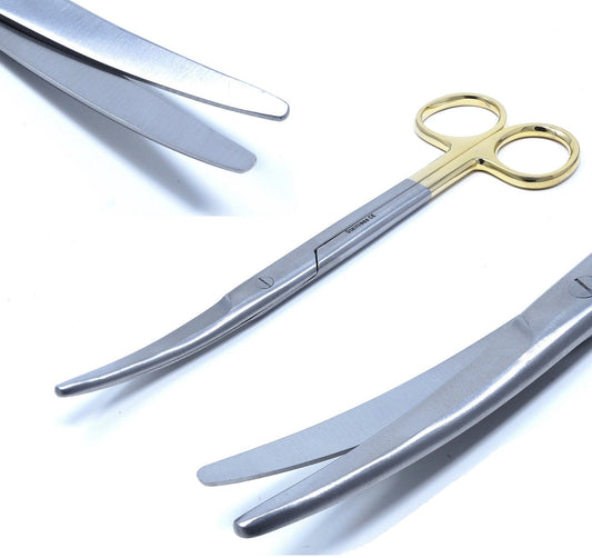 TC Mayo Dissecting Blunt Scissors 9", Curved, Stainless Steel