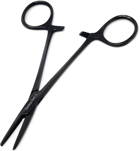 Tactical Hemostat Forceps 5" (12.7cm) Straight with full Serrated Jaws