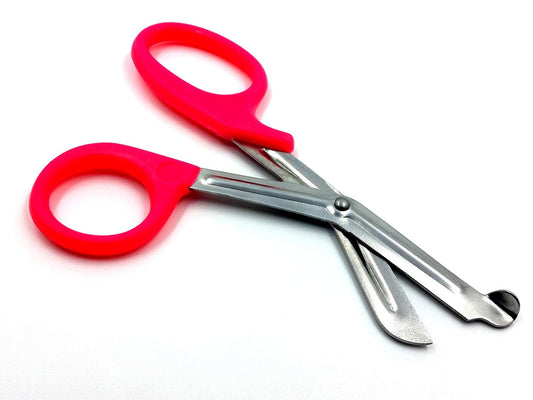IMS IMS-PAR-PNK7 Autoclavable Neon Pink Trauma Paramedic Utility Bandage Shears Scissors, 7.5" L
