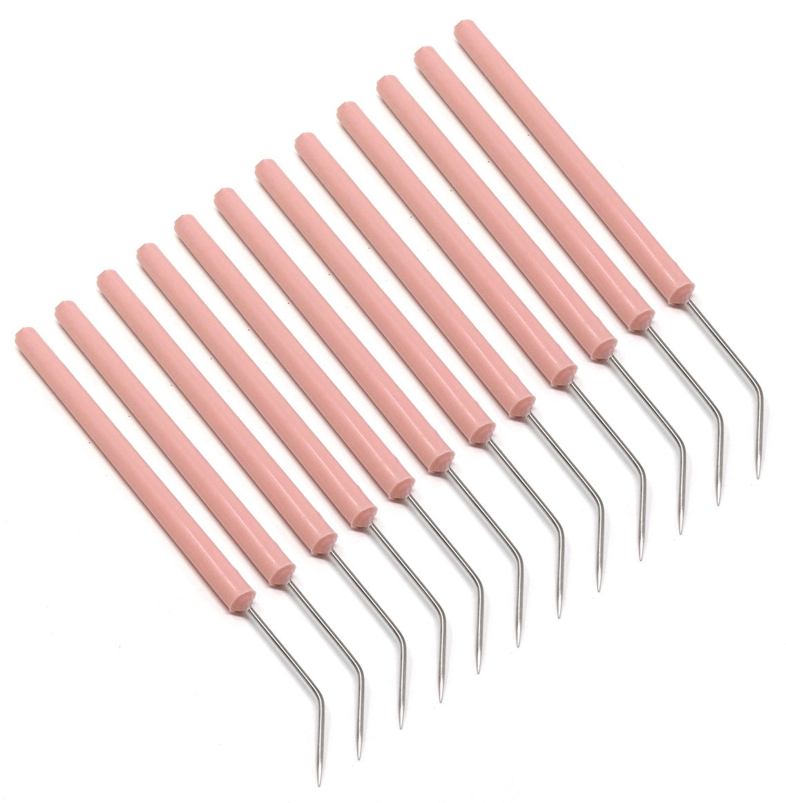bent veterinary specimen teasing needle