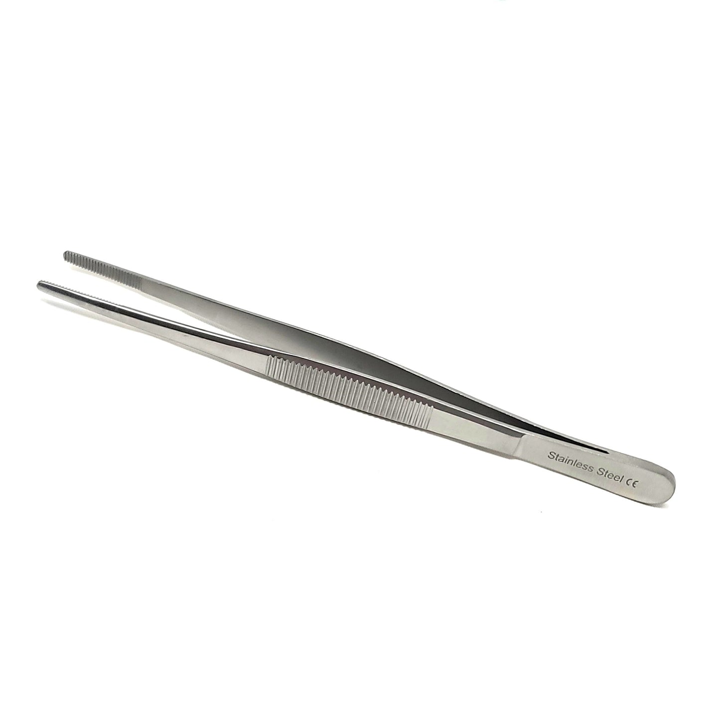 Dissecting Thumb Forceps Tweezers 5" (12.7 cm), Blunt Serrated Tips