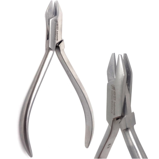 Jewelry Pliers for Leather Craft Flattening Shaping Stainless Steel Tool, 3 Prong Aderer