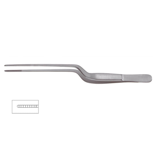 Adson Offset Bayonet Dissecting Forceps 6"