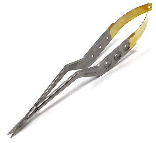 Yasargill Micro Scissors 8", Bayonet, Stainless Steel