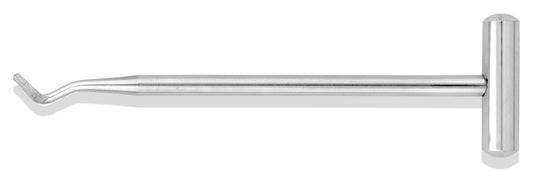Winter Cross X-Bar Potts Dental Elevator Curved Left Flat Pointed Blade #1P
