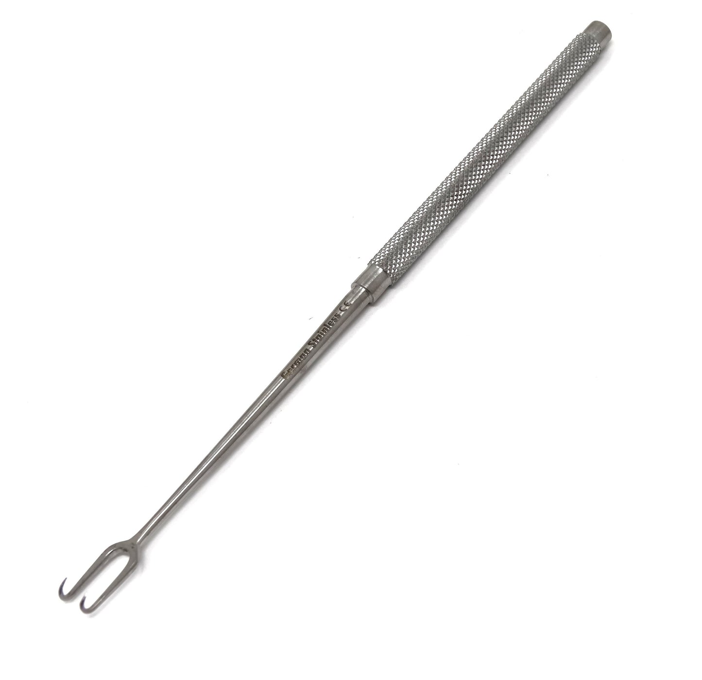 Joseph Skin Hook 6.25", with 2 Sharp Prongs 2mm Apart,