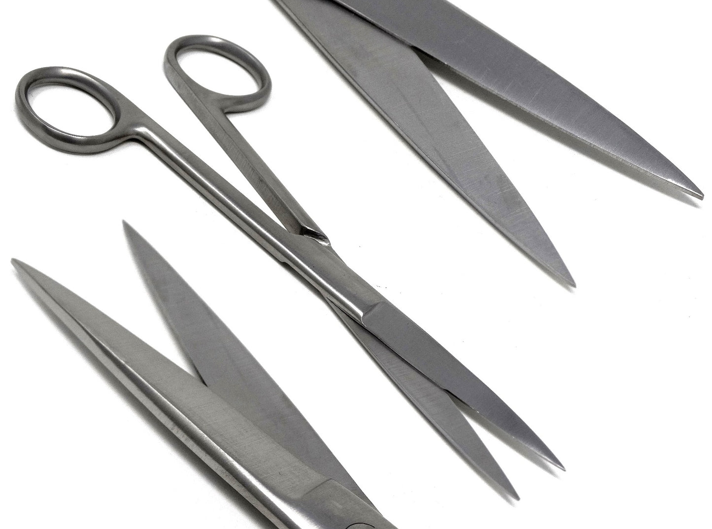 Dissecting Scissors, Sharp / Sharp Point Blades, 4.5" (11.43cm), Straight, Premium Quality, Stainless Steel