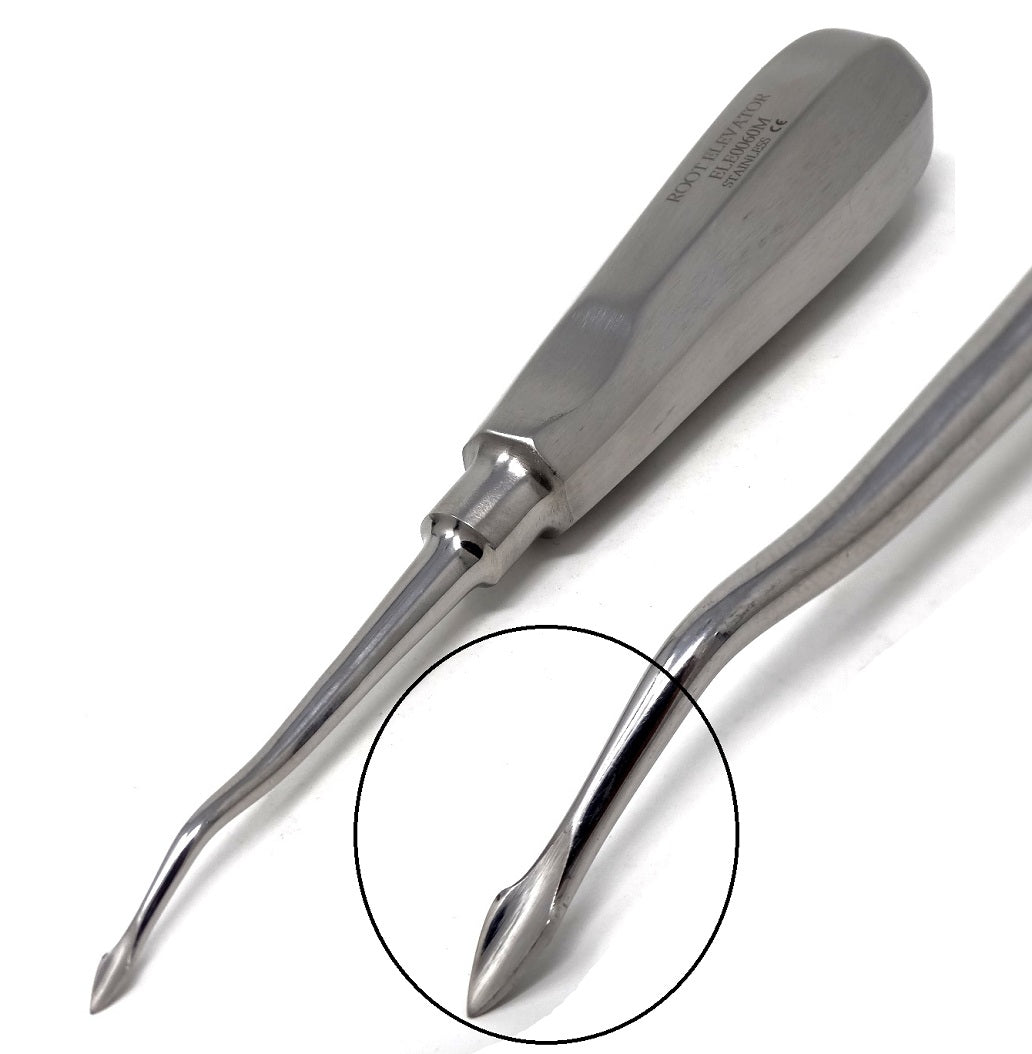 BERNARD ROOT TIP MESIAL SPADE ELEVATOR ELE-0060M, Stainless Steel