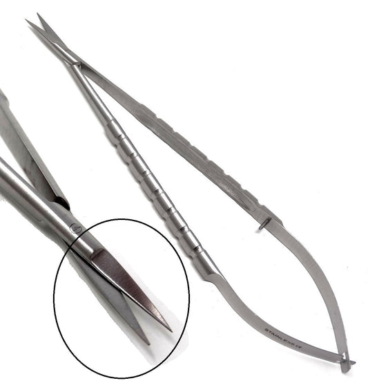 Castroviejo Micro Scissors 7" Straight, Round Handle