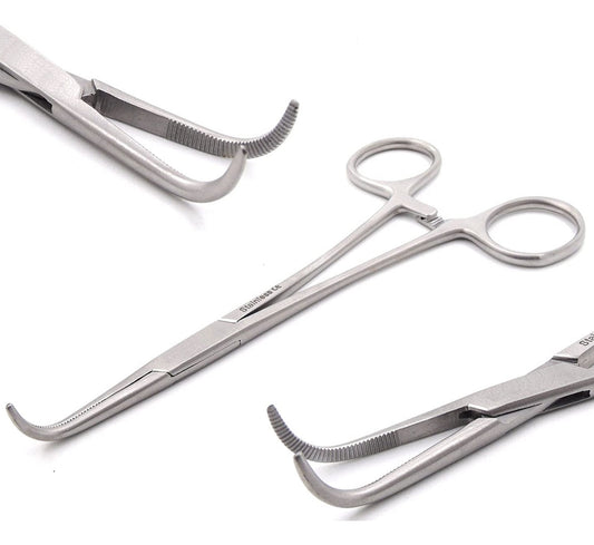 Right Angle MIXTER HEMOSTAT Forceps 6" FINE Point
